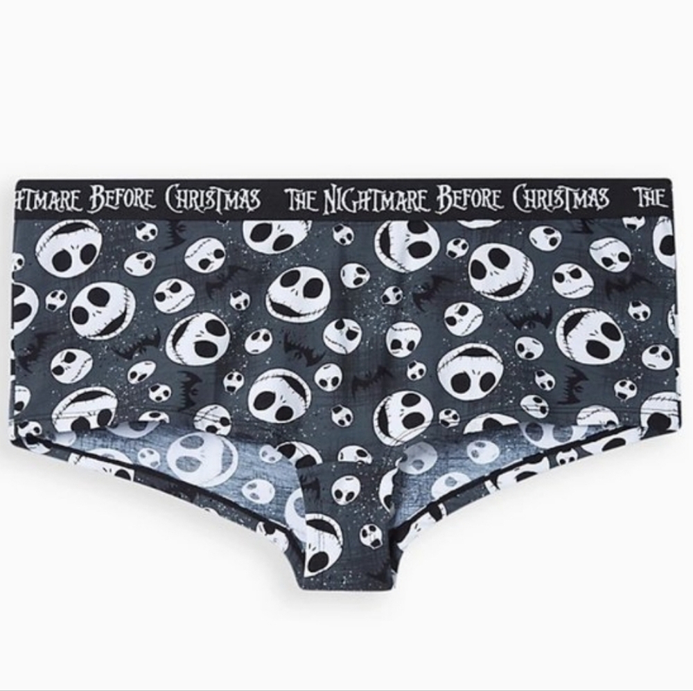 ❤️NWT TORRID PANTY NIGHTMARE BEFORE CHRISTMAS SKELLINGTON HALLOWEEN
